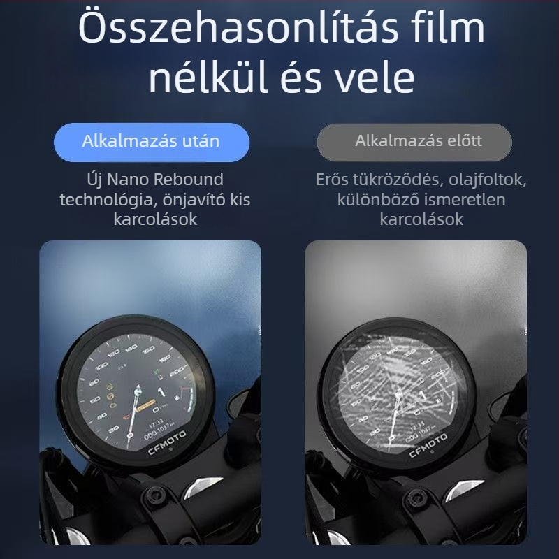 Dongfeng 450CLC kompatibilis autófólia készlet: műszerfal fólia, fényszóró és hátsó lámpa sötétítő fólia, üzemanyag-tank matrica