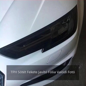 TPH első lámpa védőfólia – füstös fekete, világos fekete, világos teásbarna és világos kék