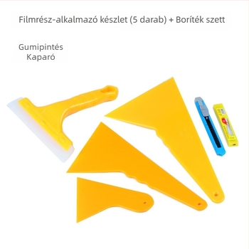Autófólia felhelyező kaparó készlet – 7 darab, Anyag: PP, Márka: Independence, Típus: Kaparó, Feldolgozás: Nincs testreszabás