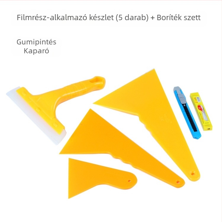 Autófólia felhelyező kaparó készlet – 7 darab, Anyag: PP, Márka: Independence, Típus: Kaparó, Feldolgozás: Nincs testreszabás