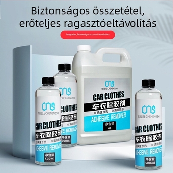 Autóbevonat ragasztóoldó tisztító, erőteljes ragasztómaradvány-tisztító az egész autóhoz, 5 év élettartam