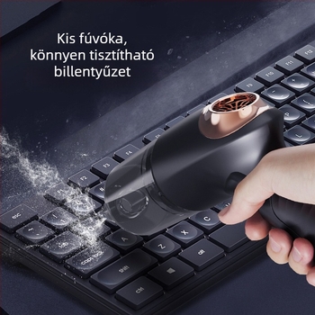 Autóban használható vezeték nélküli porszívó beépített akkumulátorral 1001–1600 mAh, 90 W, szívóerő ≥25 kPa