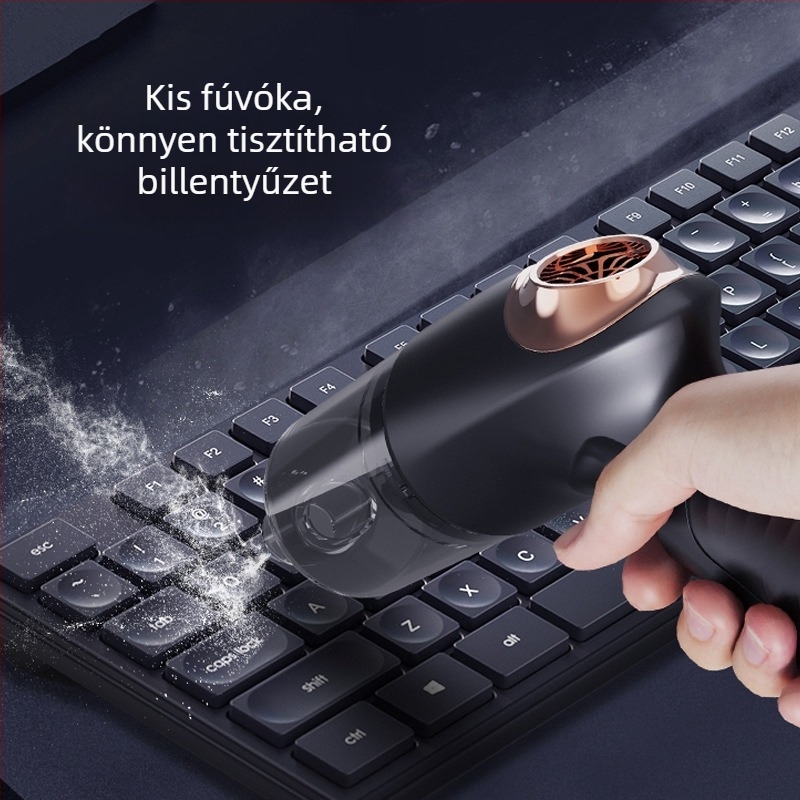Autóban használható vezeték nélküli porszívó beépített akkumulátorral 1001–1600 mAh, 90 W, szívóerő ≥25 kPa