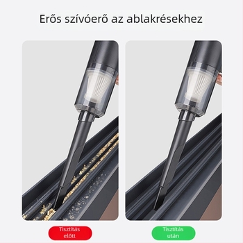 Vezeték nélküli kézi porszívó autóhoz és otthonhoz, kettős használat, ablakszélek tisztítása, 20000 Pa, 90 W, újratölthető