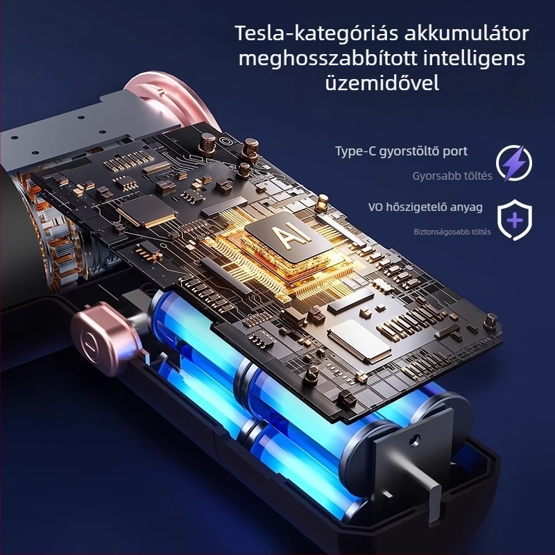 Vezeték nélküli kézi porszívó autóhoz és otthonhoz, kettős használat, ablakszélek tisztítása, 20000 Pa, 90 W, újratölthető