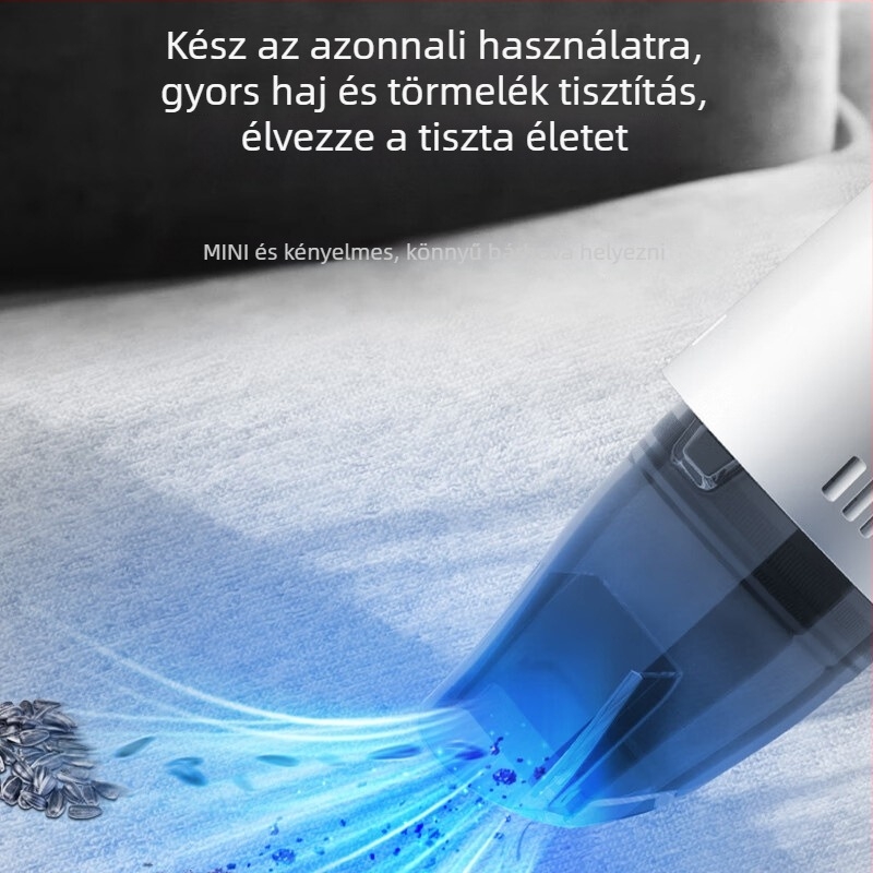Midea TK2C vezeték nélküli kézi autó-szívó – Autó és otthon egyaránt használható, erős szívás, beépített 1600–2000 mAh akkumulátor, akár 1 óra működés, szívóerő <2000 Pa