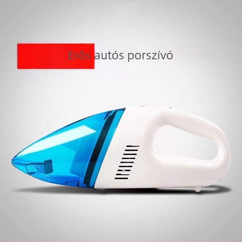 Autó nedves- és szárazporszívó — mini kézi, 12V, 60W, 3500Pa, hordozható