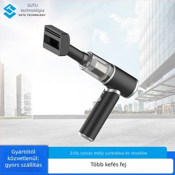 Autóba illő kézi porszívó – vezeték nélküli (12V, 120W, 6000 Pa, 65 dBA)