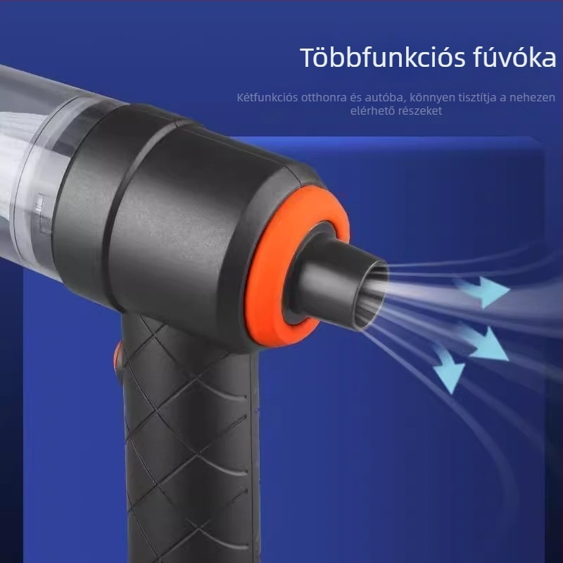 Vezeték nélküli autó porszívó, kézi, vezeték nélküli töltéssel, 45W, szívóerő kevesebb mint 10 kPa, cserélhető 500 mAh akkumulátor, modell YT-M2042