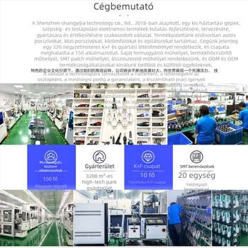 Kézi autó-porszívó integrált fújás- és szívófunkcióval, kompakt, hordozható, erőteljes szívóerővel