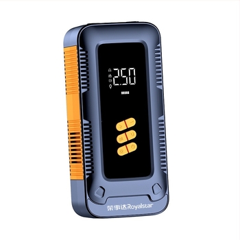 12V keréknyomás-felfújó egység, egyben vészindítással és USB töltéssel