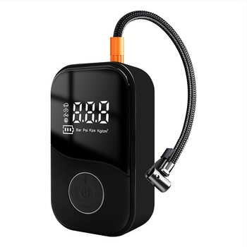 Vezeték nélküli autógumi pumpa – hordozható intelligens elektromos, 100 W, 110 V, újratölthető, digitális kijelző, 25 L/perc
