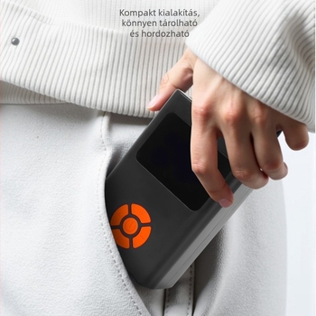 Vezeték nélküli, hordozható levegőpumpa autóhoz és kerékpárhoz, USB töltéssel, mini inflátor digitális kijelzővel