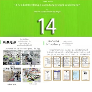12V 2A tápegység, USA-s szabvány, ETL tanúsított, 24W sorozat
