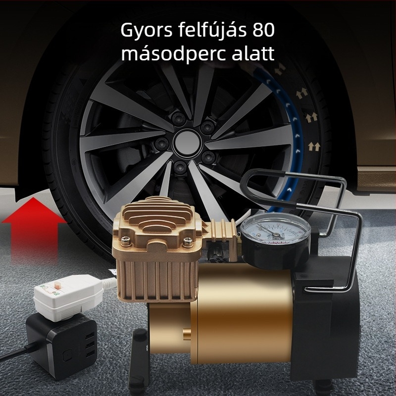 220V-os elektromos légpumpa futballhoz, kosárlabdához, autógumikhoz, felfújható karikákhoz és egyéb felfújható tárgyakhoz