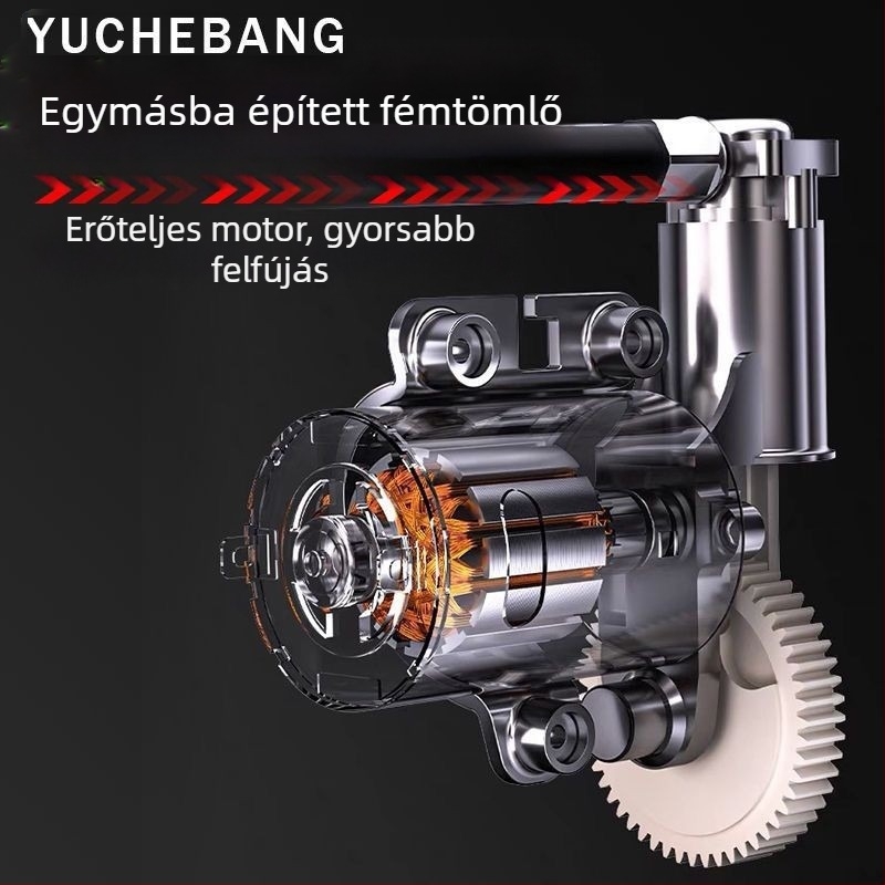 72V, 120W elektromos járművekhez készült levegőpumpa, 35 L/min, 1,5–3 m kábel, nyomásmérő