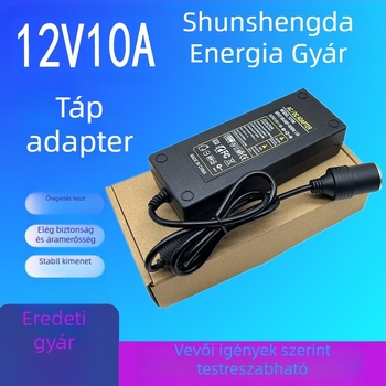 SSD 12V autós tápegység, bemenet 100-240V, kimenet 12V 10A, 120W
