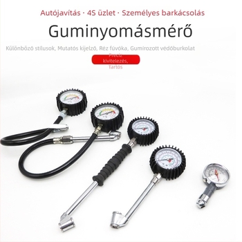 Musen Hall fém autógumi nyomásmérő