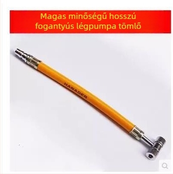 Kétfejű légnyomó fúvófej kerékpárhoz – Hossz 150 mm, Súly 0,10 kg, Maximális nyomás 1000
