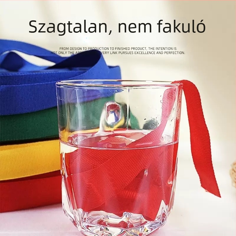 400D poliészter szegélyező szalag, 2,2 cm, színes sima szövésű webbing