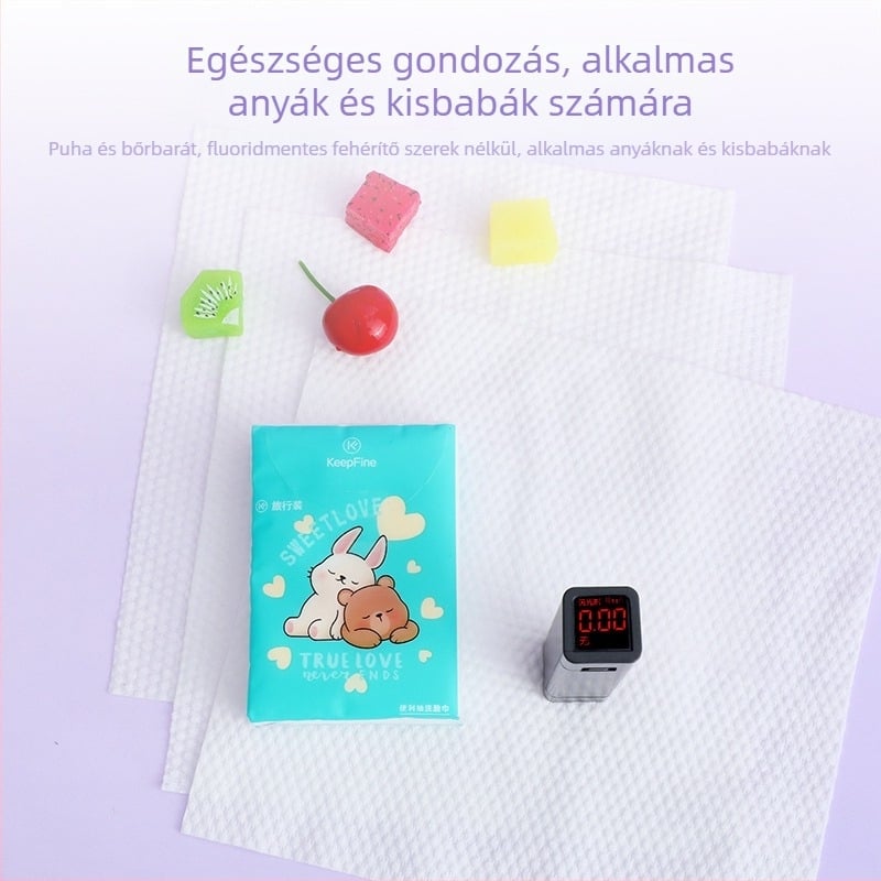 Egyszer használatos arctörölköző - növényi rostból, egyszerű szövés, OEM/ODM testreszabás, 7–15 napos gyártási ciklus