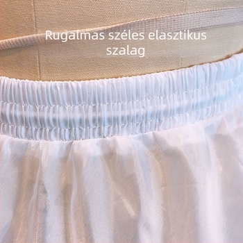 Esküvői petticoat hatszögű acél gyűrűkkel a színházi előadásokhoz, boneless bustle, Unique márka, 2021 nyár