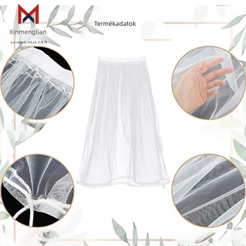Csont nélküli petticoat menyasszonyi ruhához, Xin Meng Lian, felnőttek, 2024 nyár