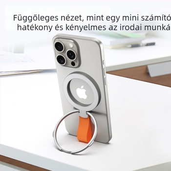 Gyűrűs telefonállvány, ötvözetből, karikatúra stílus, testreszabás támogatott, semleges márka