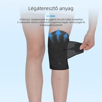 Könnyű, állítható sport térdvédők, patella- és meniszkusz védelemmel, kerékpározáshoz, hegymászáshoz és kosárlabdához