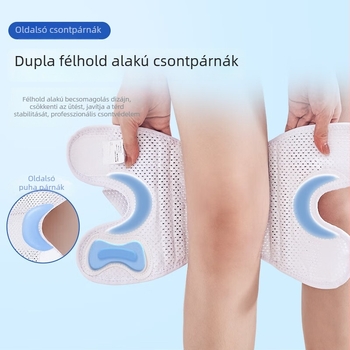 Orvosi térdortézis a meniszkusz védelmére, futáshoz melegítő támogatás, patella stabilizálás, ízületi védő felszerelés.