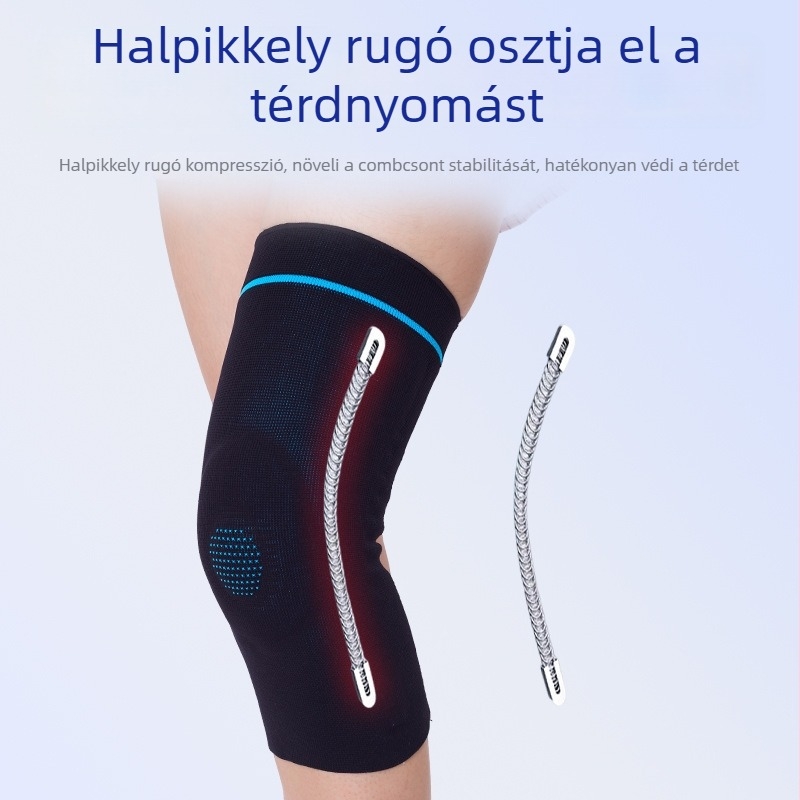 Szabadidős sportokra tervezett térdvédők futáshoz, kosárlabdához és hegymászáshoz, légáteresztőek, izzadságot felszívóak, védő és támasztó hatásúak, téli melegen tartás