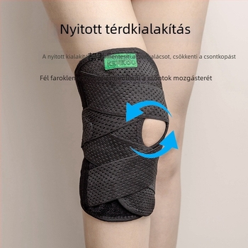 8. generációs könnyű térdvédők férfiaknak és nőknek, patella védelem futáshoz és kosárlabdához, rugós támasztással