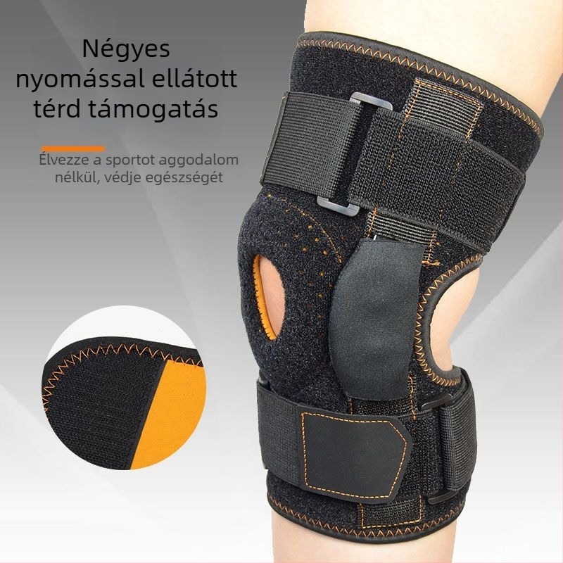 Sport térdvédők merülő anyagból, felnőtteknek, alkalmas hegymászáshoz, futáshoz és kerékpározáshoz, 290 g