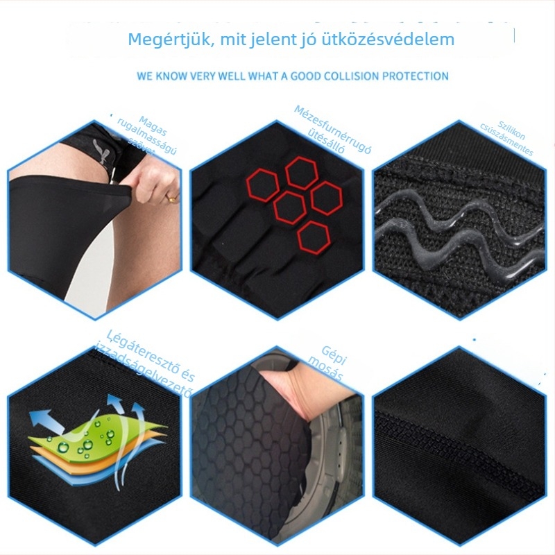Kosárlabda térdvédő – poliészter anyag, univerzális, térdvédelem