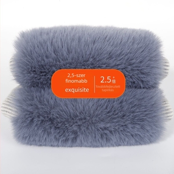 Téli térdkalapok műnyúl szőrrel, fleece béléssel és vastag kivitelben kerékpározáshoz, férfiak, nők és idősek számára