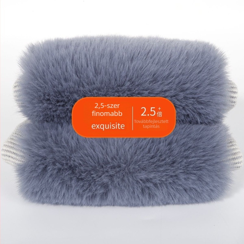 Téli térdkalapok műnyúl szőrrel, fleece béléssel és vastag kivitelben kerékpározáshoz, férfiak, nők és idősek számára