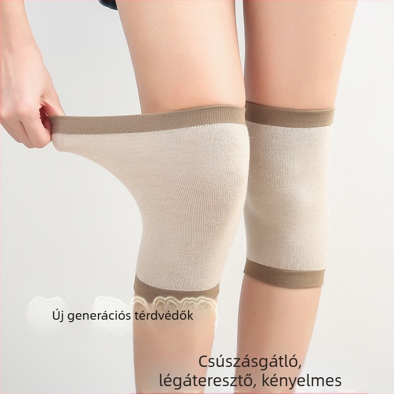 18 cm sport térdvédő nőknek és férfiaknak, meleg, rövid modell, minden szezonra, kasmírgyapjú