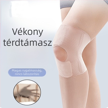 Vékony térdvédő a meniszkusz védelmére, könnyű sporttérdvédő férfiaknak és nőknek, meniszkuszvédő hüvely fixációval