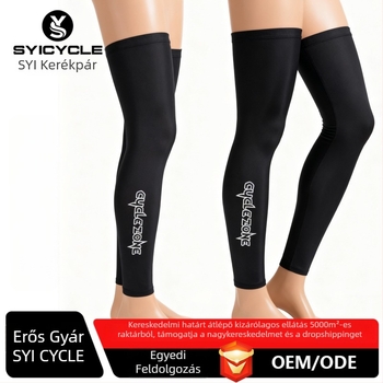 Kerékpáros lábmelegítők - hosszú, rugalmas kivitel, poliészter-elasztán keverék, készleten, hivatalosan engedélyezett magánmárka Cycle Zone
