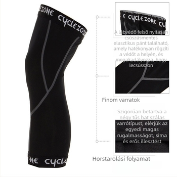 Sanmen Aite poliészter lábszárvédők kerékpárhoz, húzózsinórral – felnőttek