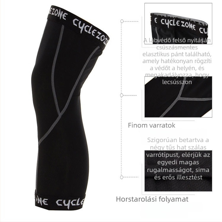 Sanmen Aite poliészter lábszárvédők kerékpárhoz, húzózsinórral – felnőttek