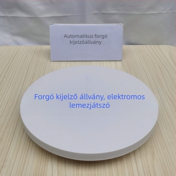 USB-s elektromos forgó bemutatóállvány, állítható forgás élő adás és videófelvételhez
