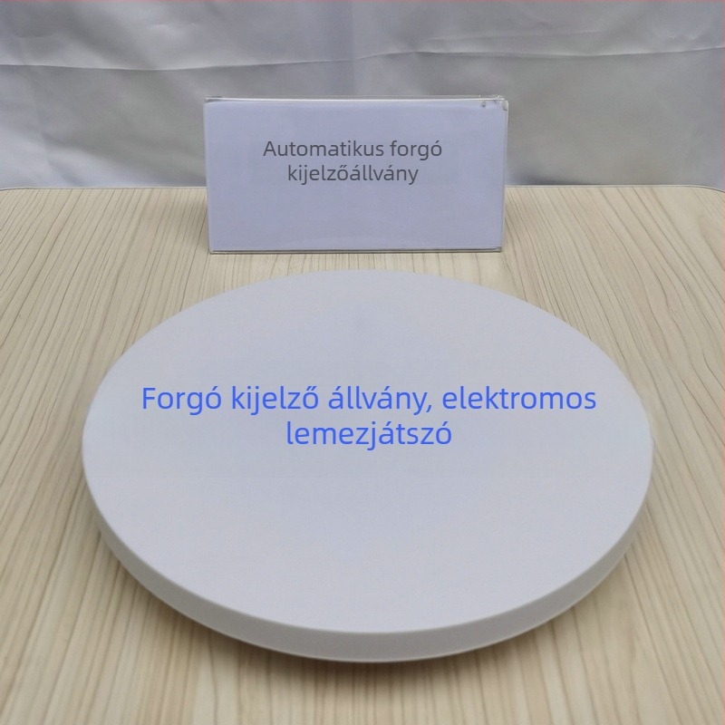 USB-s elektromos forgó bemutatóállvány, állítható forgás élő adás és videófelvételhez