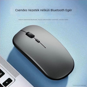 Optikai egér - Dual módban Bluetooth + 2.4G, 1600 DPI, USB interfész, Ergonomikus dizájn