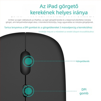 Három üzemmódú vezeték nélküli Bluetooth billentyűzet és egér készlet