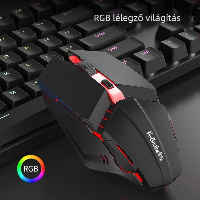 Viper M11 optikai USB kábeles gamer egér, 3 gombbal, 3 szintű felbontás