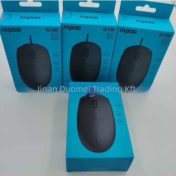 N100 kábeles optikai egér – USB, 1000dpi, 2 gomb, ergonómikus