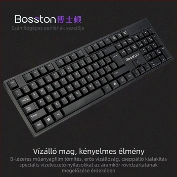 Vezetékes BOSSTON/Boston K830 – asztali számítógépekhez, vízálló, 2020-as megjelenés