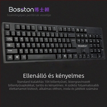 Vezetékes BOSSTON/Boston K830 – asztali számítógépekhez, vízálló, 2020-as megjelenés