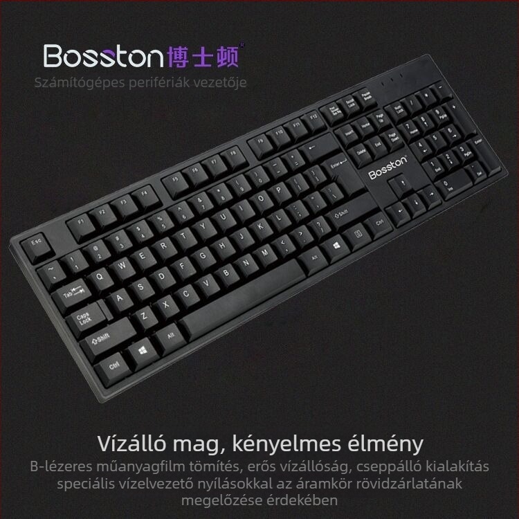 Vezetékes BOSSTON/Boston K830 – asztali számítógépekhez, vízálló, 2020-as megjelenés
